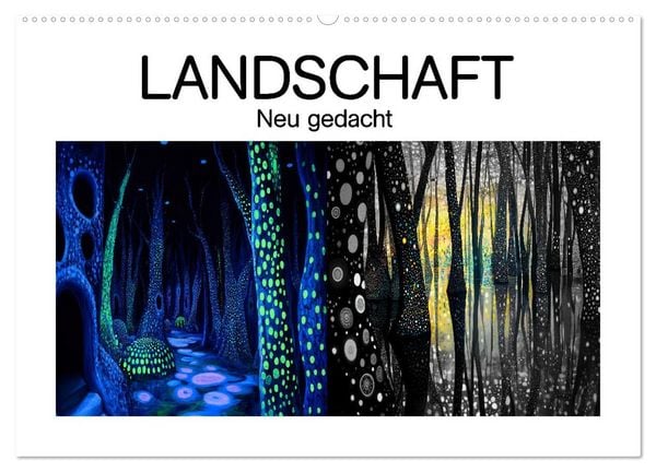 Produktbild: Landschaft - Neu gedacht (Wandkalender 2026 DIN A2 quer), CALVENDO Monatskalender