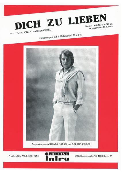 Produktbild: Dich zu lieben