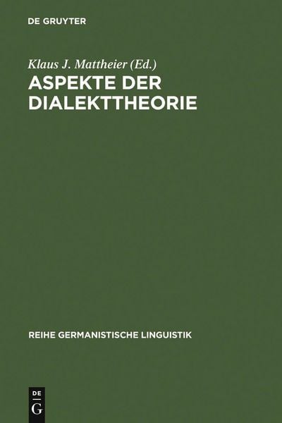 Produktbild: Aspekte der Dialekttheorie