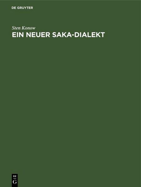 Produktbild: Ein neuer Saka-Dialekt