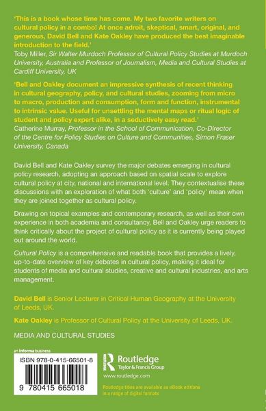 Produktbild: Cultural Policy
