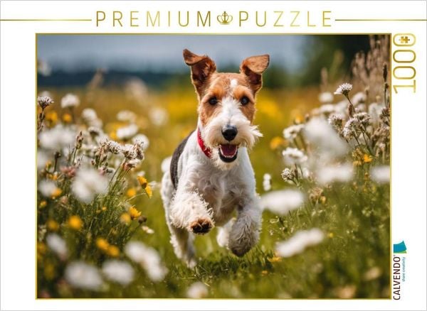 Produktbild: CALVENDO Puzzle Mit Volldampf &uuml;ber die Wiese | 1000 Teile Lege-Gr&ouml;&szlig;e 64x48cm Foto-Puzzle f&uuml;r gl&uuml;ckliche Stunden