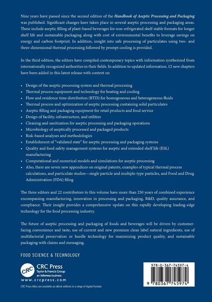 Produktbild: Handbook of Aseptic Processing and Packaging