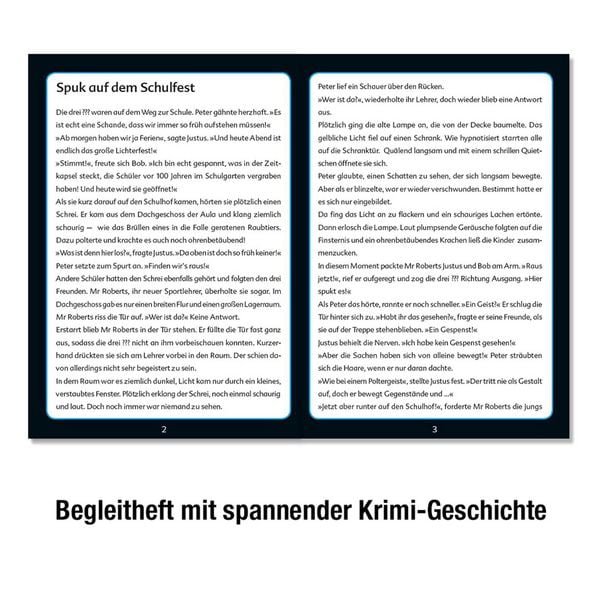 Produktbild: Krimipuzzle Die drei ??? Kids Spuk auf dem Schulfest