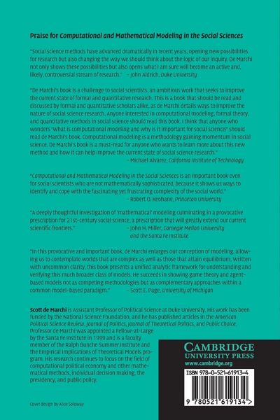 Produktbild: Comp Math Model Social Sciences
