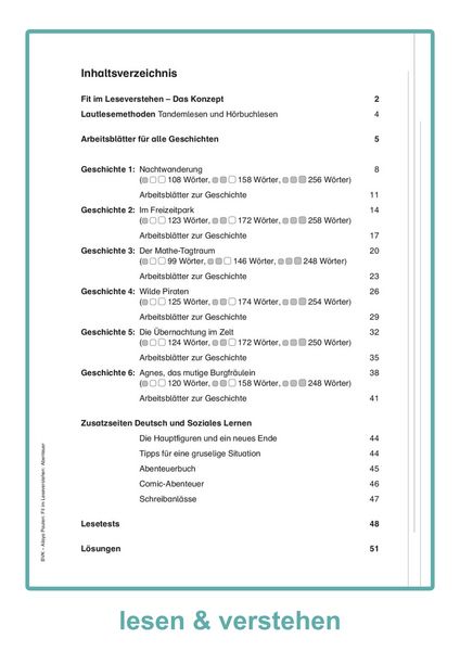 Produktbild: Fit im Leseverstehen &ndash; Abenteuer