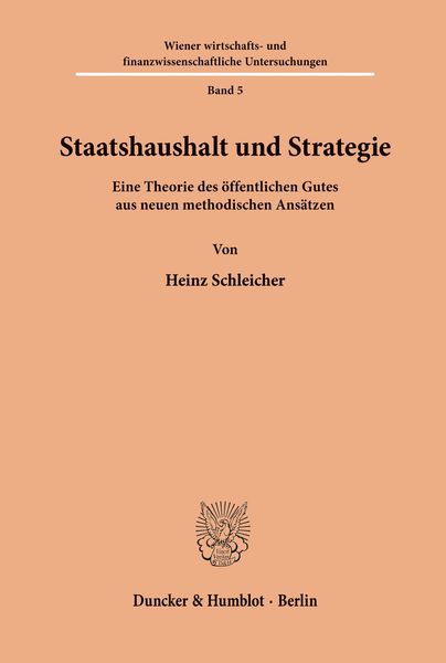 Staatshaushalt und Strategie.