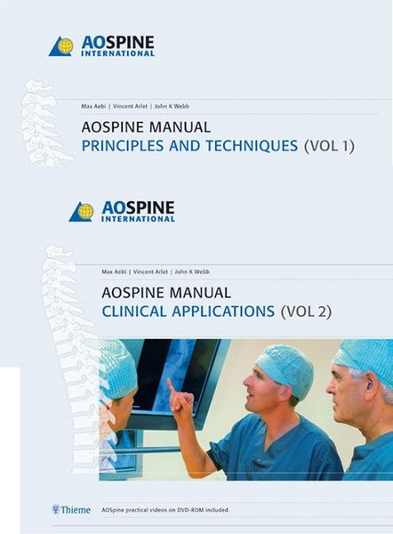 Produktbild: AO Spine Manual, Volume 1: Principles and Techniques; Volume 2: Clinical Applications