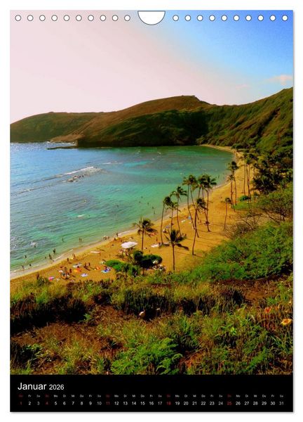 Produktbild: Hawaii (Wandkalender 2026 DIN A4 hoch), CALVENDO Monatskalender