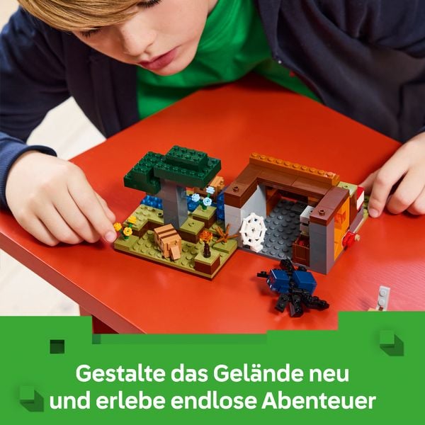 Produktbild: LEGO Minecraft 21269 Die Expedition zur G&uuml;rteltiermine, Gamer Geschenk