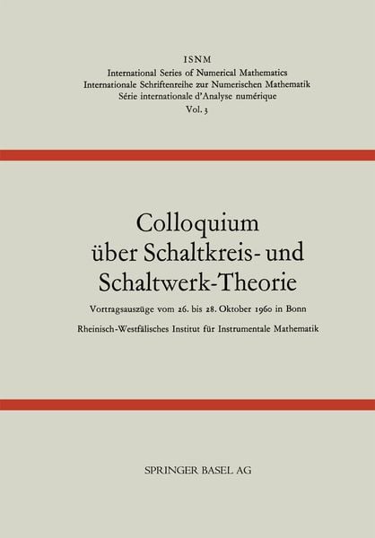 Produktbild: Colloquium &uuml;ber Schaltkreis- und Schaltwerk-Theorie