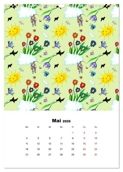 Produktbild: MUSTERMACKE (Wandkalender 2026 DIN A3 hoch), CALVENDO Monatskalender