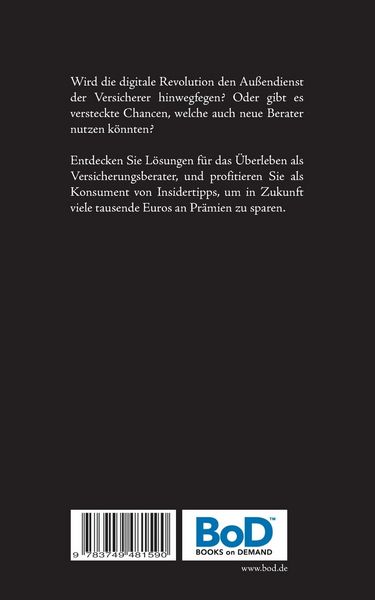 Produktbild: Das Sterben der Versicherungsberater