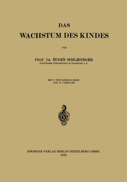 Produktbild: Das Wachstum des Kindes