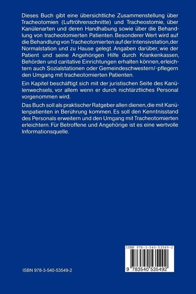 Produktbild: Der tracheotomierte Patient