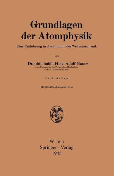 Produktbild: Grundlagen der Atomphysik