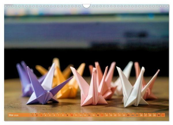 Produktbild: Origami-Formen (Wandkalender 2026 DIN A3 quer), CALVENDO Monatskalender