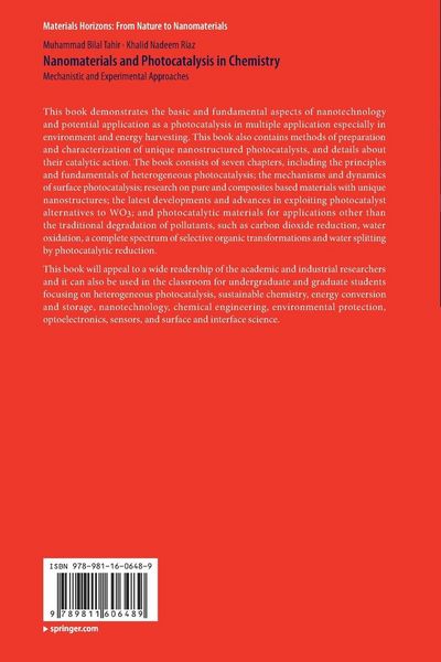 Produktbild: Nanomaterials and Photocatalysis in Chemistry