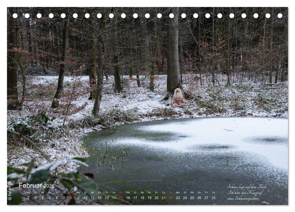 Produktbild: HAIKU AM TEICH (Tischkalender 2026 DIN A5 quer), CALVENDO Monatskalender