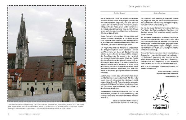 Produktbild: In einer Stadt vor unserer Zeit - 10 Spazierg&auml;nge durch die Geschichte von Regensburg