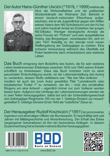 Produktbild: Landsknecht oder idealistischer Trottel ?