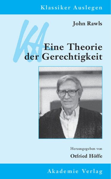 Produktbild: John Rawls - Eine Theorie der Gerechtigkeit