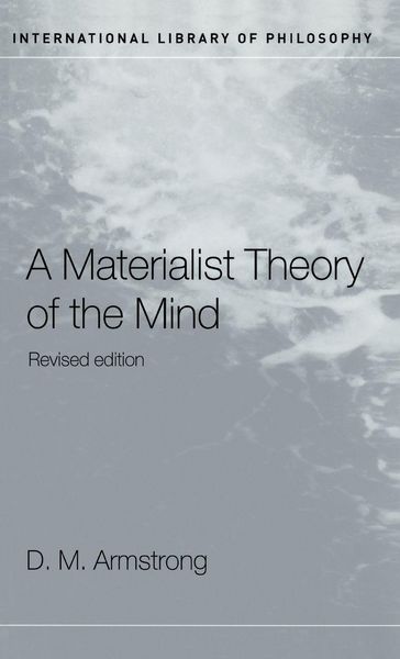 Produktbild: A Materialist Theory of the Mind