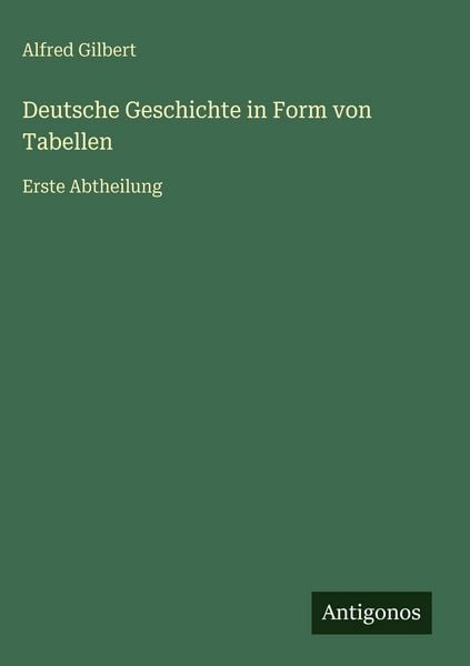 Produktbild: Deutsche Geschichte in Form von Tabellen