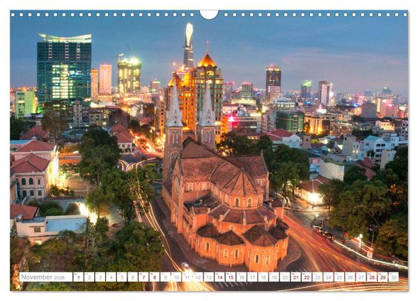 Produktbild: Asien - Kontinent der Farben (Wandkalender 2026 DIN A3 quer), CALVENDO Monatskalender