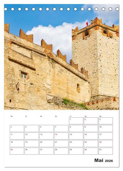 Produktbild: Malcesine am Gardasee - Impressionen (Tischkalender 2026 DIN A5 hoch), CALVENDO Monatskalender