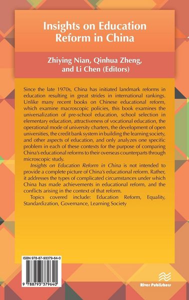 Produktbild: Insights on Education Reform in China