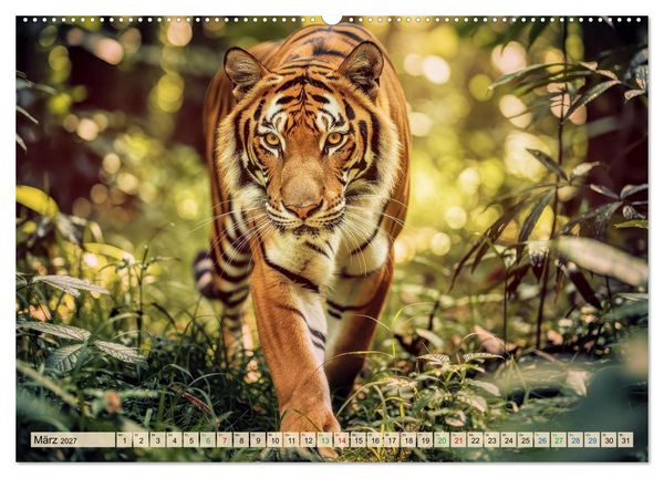 Produktbild: Gro&szlig;tiere - Weltweit (hochwertiger Premium Wandkalender 2027 DIN A2 quer), Kunstdruck in Hochglanz