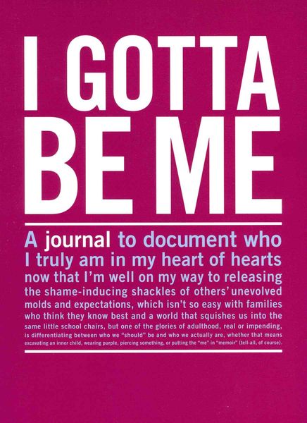 Produktbild: Knock Knock I Gotta be Me Inner-Truth Journal