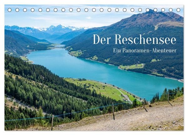 Der Reschensee - ein Panormanen-Abenteuer (Tischkalender 2025 DIN A5 quer), CALVENDO Monatskalender