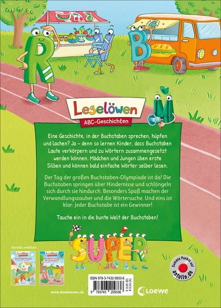 Produktbild: Lesel&ouml;wen ABC-Geschichten - Alle Buchstaben, fertig, los!