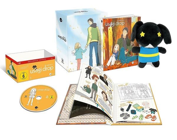 Produktbild: Usagi Drop - Vol.1 - Limited Mediabook (inkl. Pl&uuml;schhase & Sammelschuber)