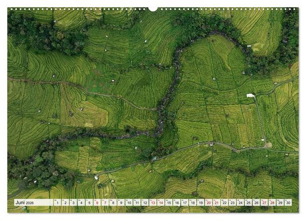 Produktbild: Indonesien von oben - spektakul&auml;re Landschaften aus der Vogelperspektive (Wandkalender 2026 DIN A2 quer), CALVENDO Monatskalender