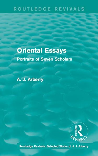 Produktbild: Routledge Revivals: Oriental Essays (1960)