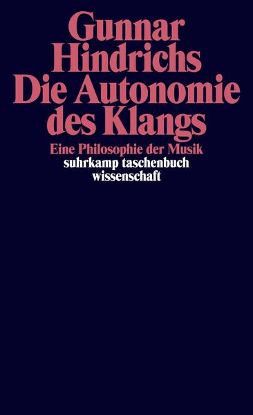 Produktbild: Die Autonomie des Klangs