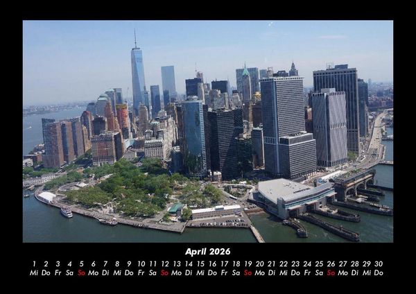 Produktbild: New York 2026 Fotokalender DIN A3