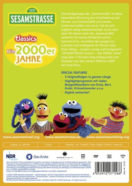 Produktbild: Sesamstra&szlig;e Classics - Die 2000er Jahre (Neuauflage)