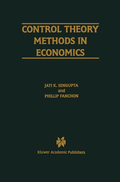 Produktbild: Control Theory Methods in Economics