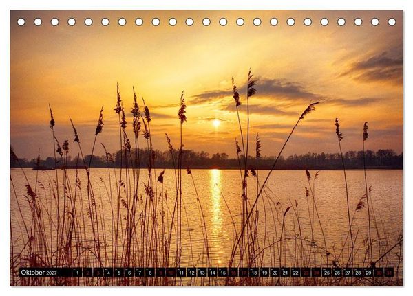 Produktbild: Naturparadies Mei&szlig;endorfer Teiche &ndash; Rund um den H&uuml;ttensee (Tischkalender 2027 DIN A5 quer), CALVENDO Monatskalender