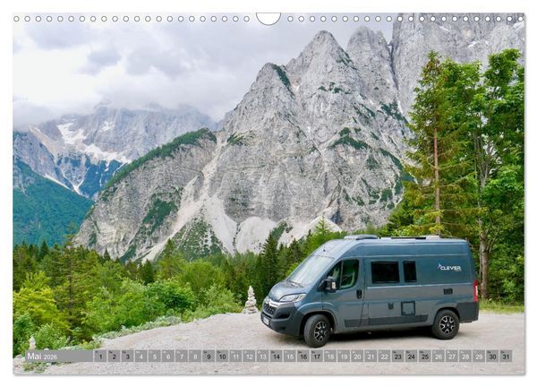 Produktbild: Mit dem Wohnmobil durch Slowenien (Wandkalender 2026 DIN A3 quer), CALVENDO Monatskalender