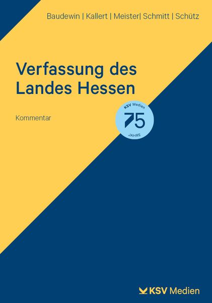 Produktbild: Verfassung des Landes Hessen