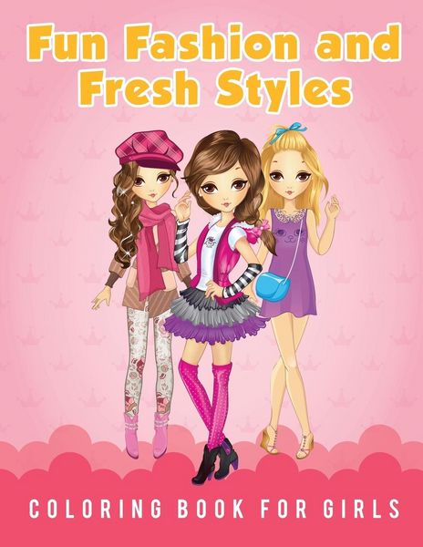 Produktbild: Fun Fashion and Fresh Styles Coloring Book for Girls