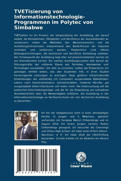 Produktbild: TVETisierung von Informationstechnologie-Programmen im Polytec von Simbabwe