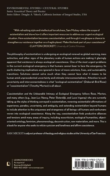 Produktbild: Coexistentialism and the Unbearable Intimacy of Ecological Emergency