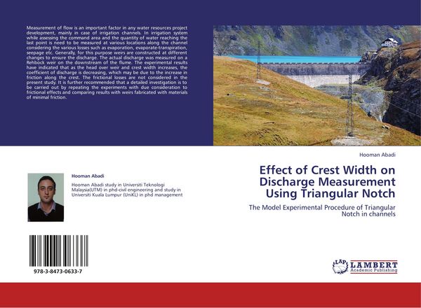 Produktbild: Effect of Crest Width on Discharge Measurement Using Triangular Notch