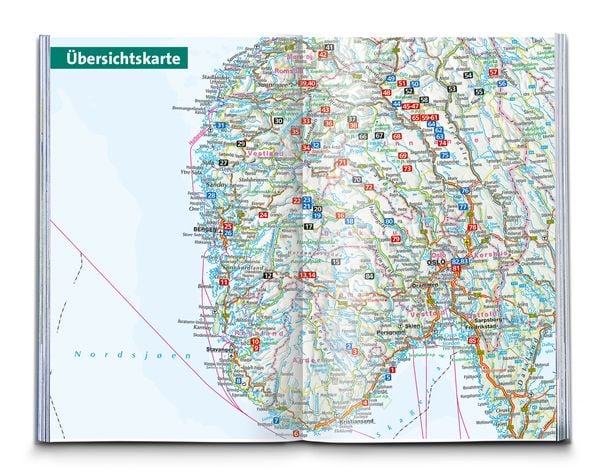 Produktbild: KOMPASS Wanderf&uuml;hrer Norwegen S&uuml;d, von Oslo bis zum Romsdalen, 85 Touren mit Extra-Tourenkarte
